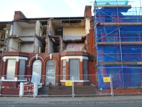 Houses under demolition in Bootle, Merseyside, under a Pathfinder Scheme
