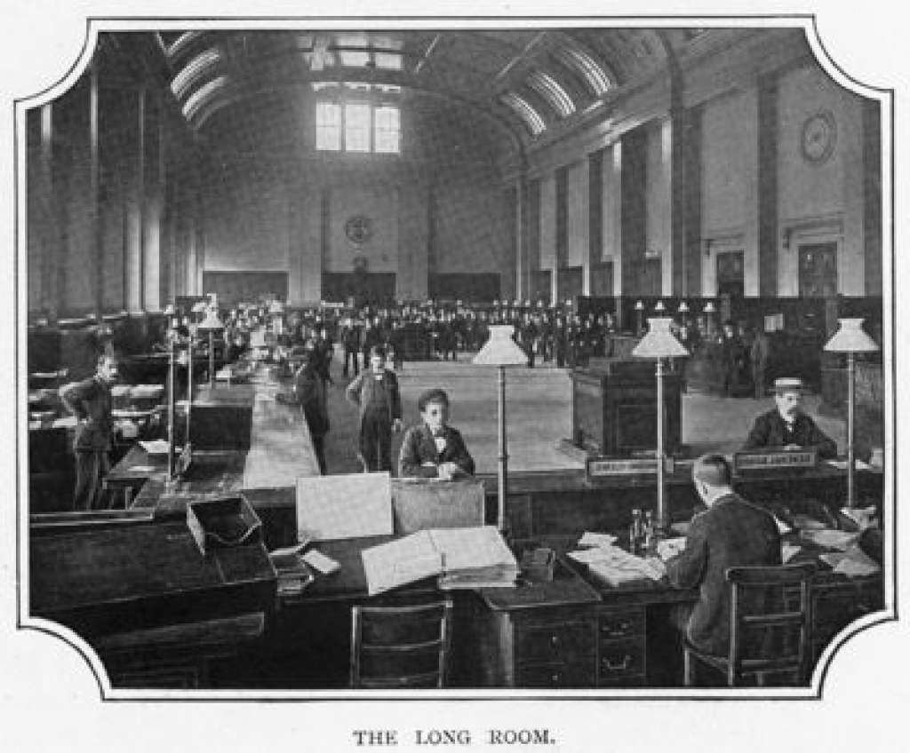 The Long Room is the early 20th century (Credit: Victorian Web)