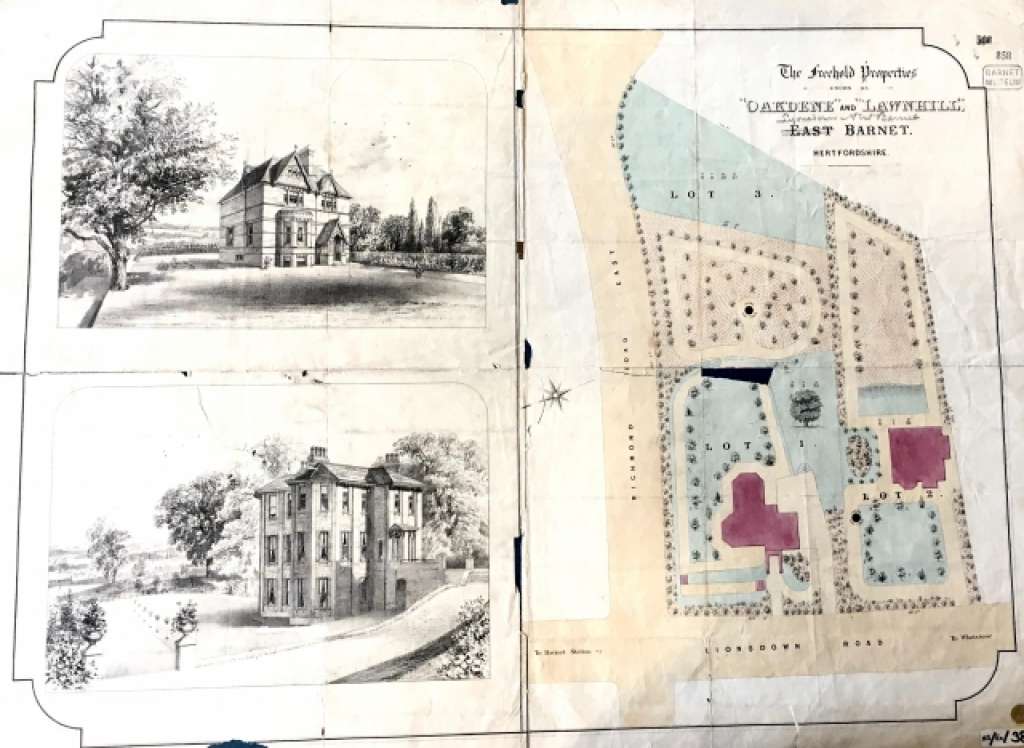 Early drawings of the property and grounds in the 19th century