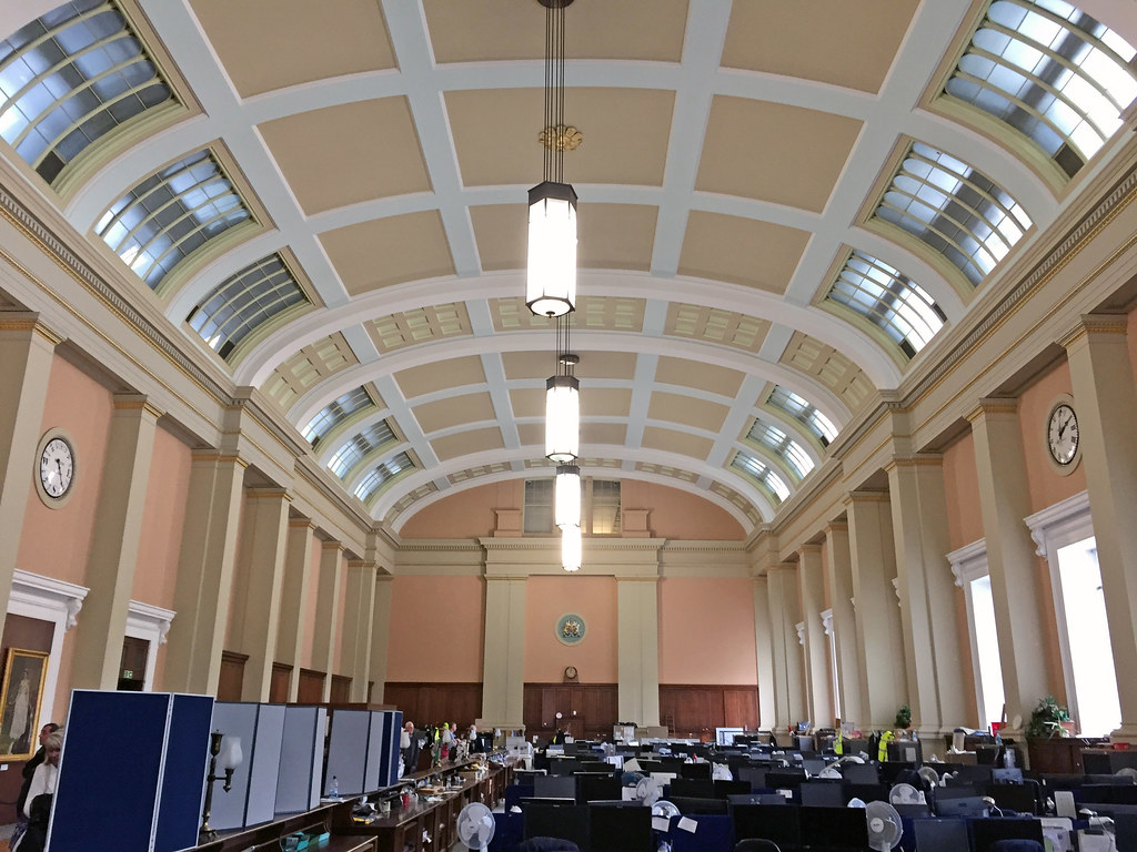 The Long Room in 2021 whilst still in use by HMRC (Credit: CoL)