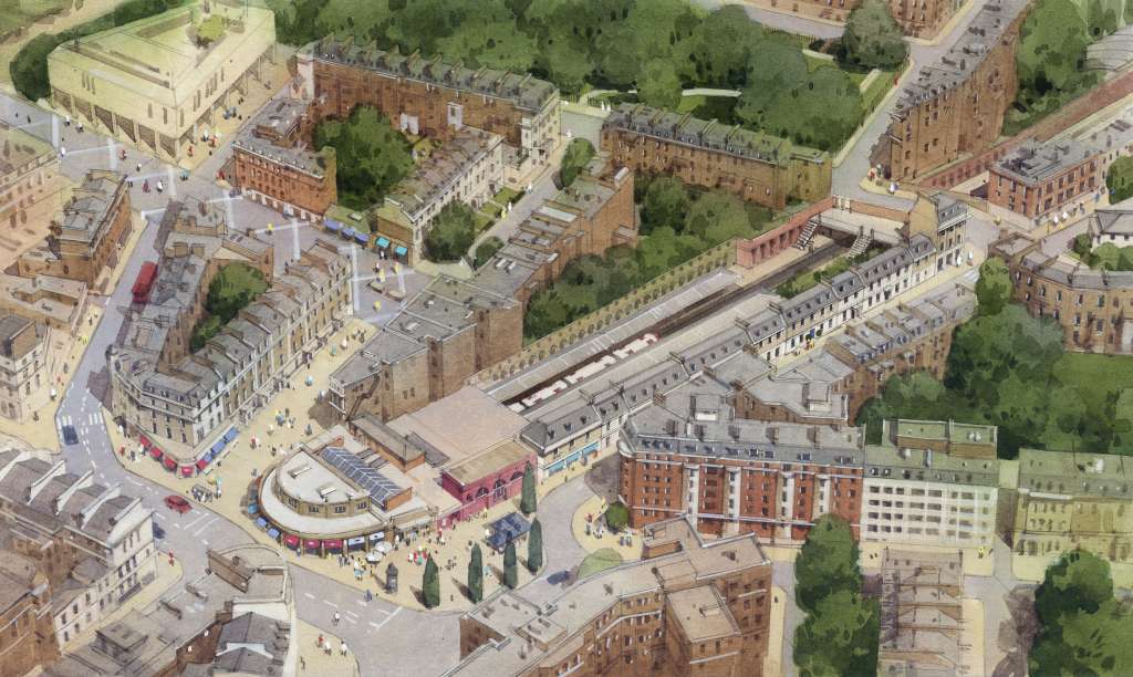 An impression of how a scheme based on TfL's 2016 Brief could look (C Draper)