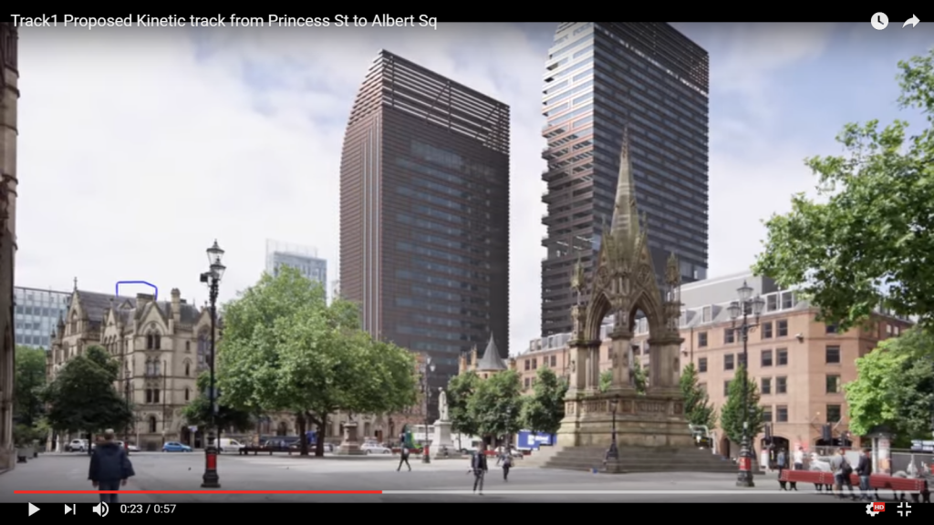 The proposed view from Albert Square