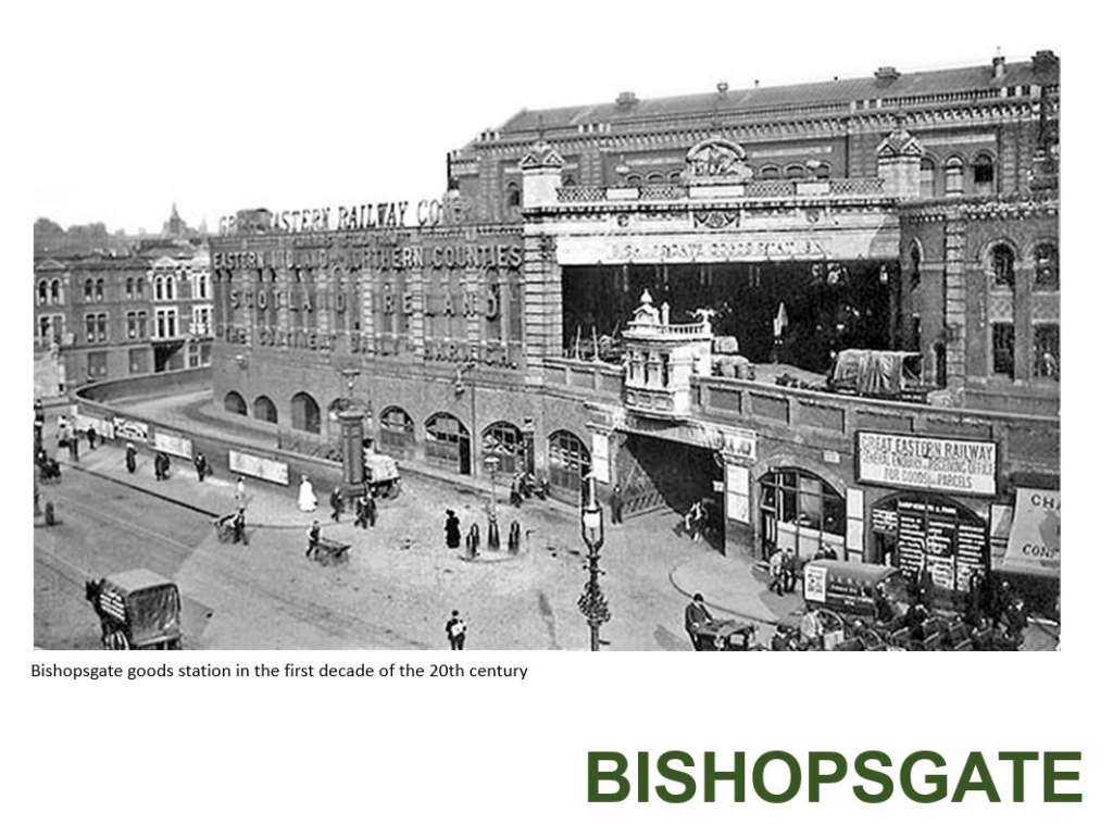 Bishopsgate goods station in the first decade of the 20th Century