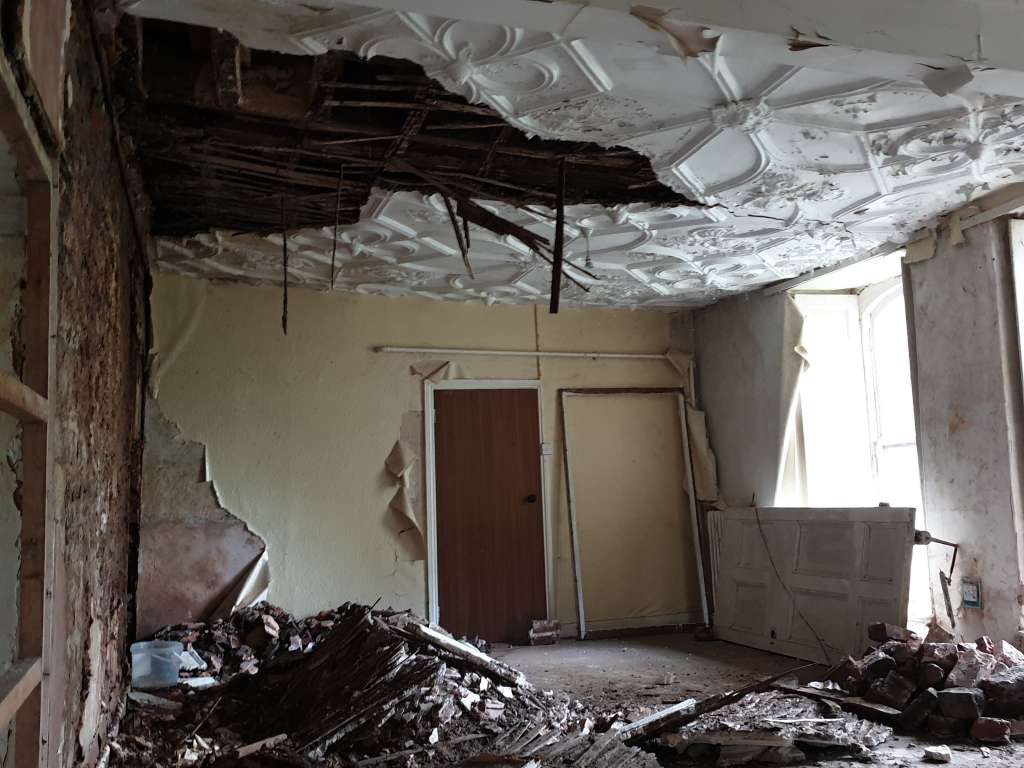 Much of the house is in a very poor condition (Credit: Country Life)
