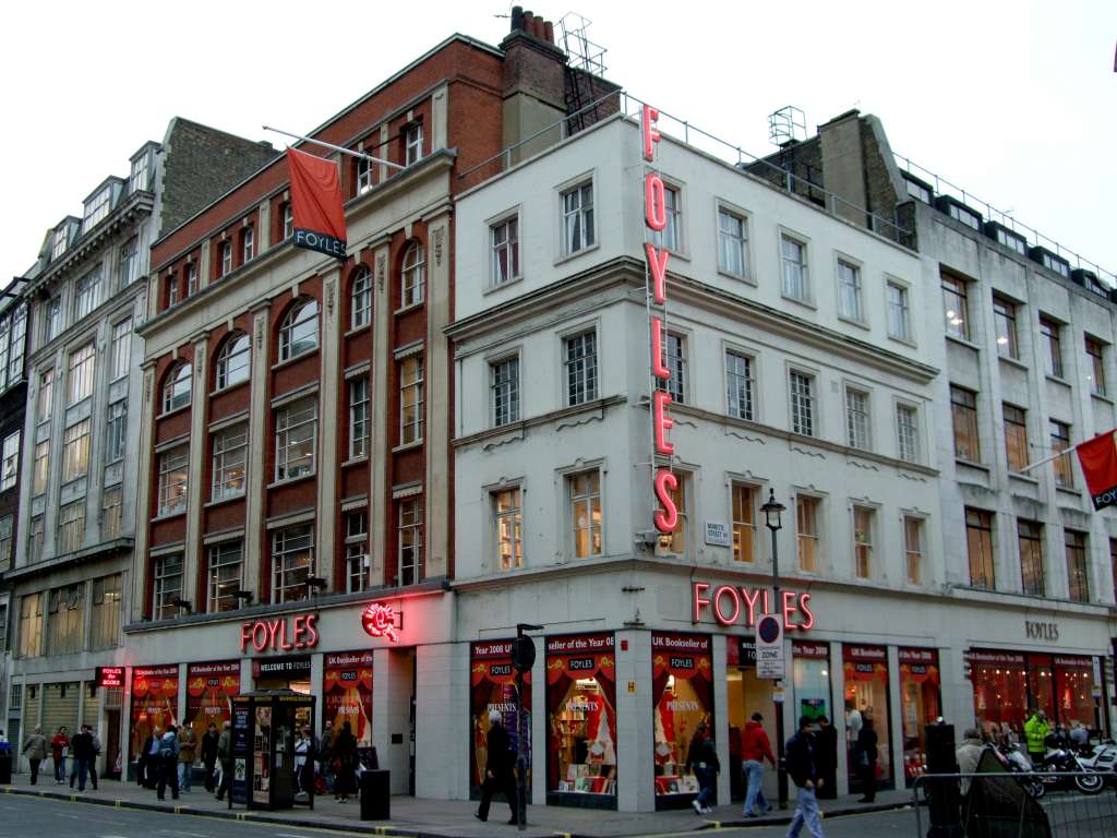 The site in 2008. Foyles has since moved further down Charing Cross Road. Ewan Munro, Flickr