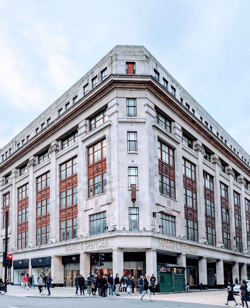 M&S's 1929 former flagship store at 458 Oxford Street