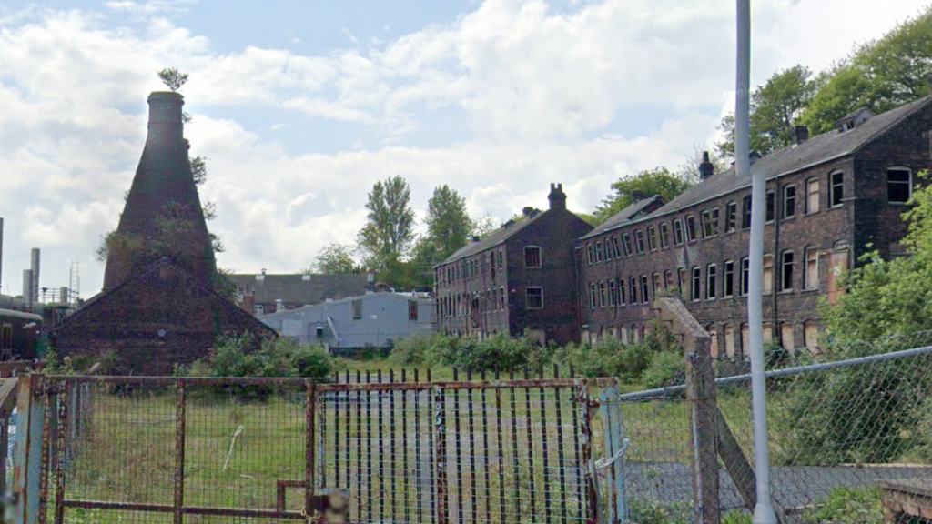Falcon Works, Stoke. Google Earth May 2023