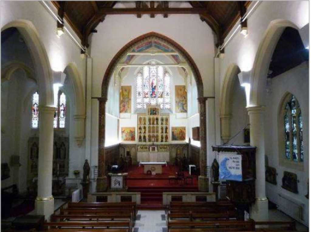 Interior of St Mary on the Sea, Grimsby