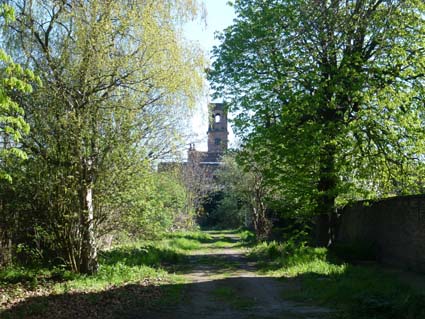 Church Road with the derelict St Pauls Church in the distance. PHOTO: Rupert Wheeler