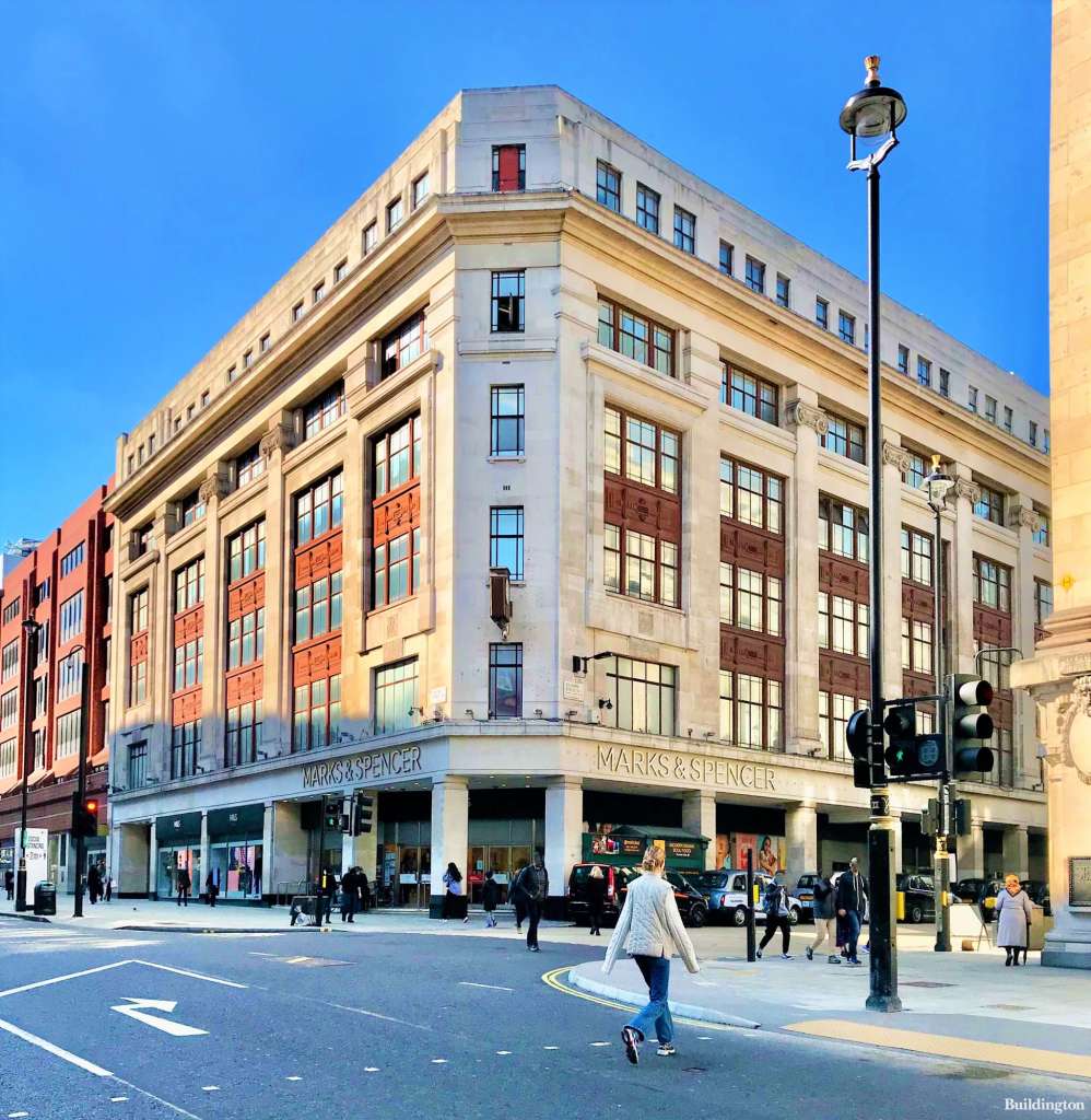 M&S Marble Arch has characterised Oxford Street for nearly 100 years (Credit: Buildington)