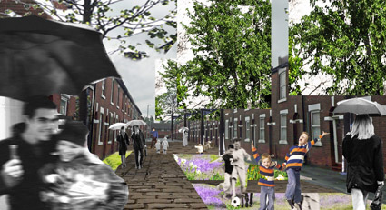 Mark Hines's scheme showed how houses in Toxteth Street could be retained