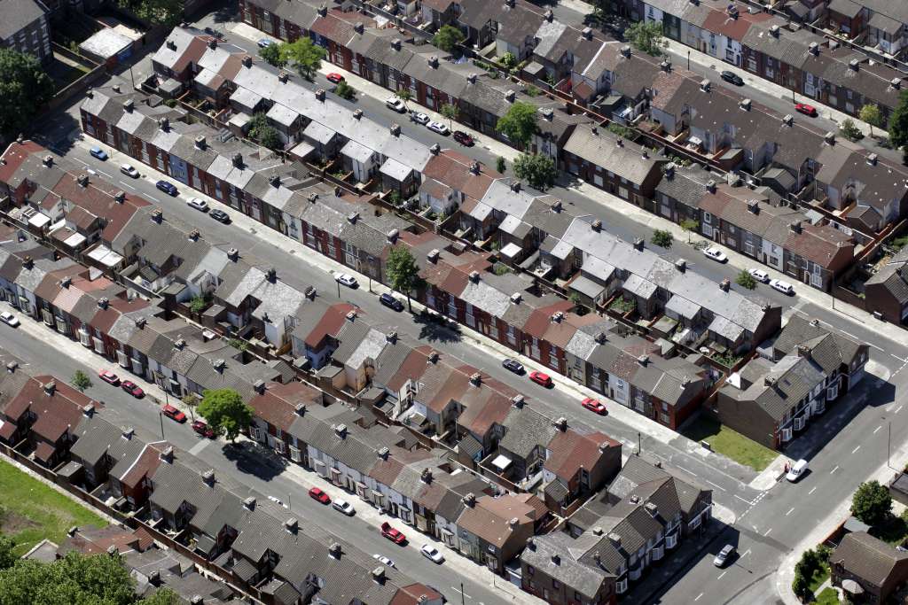 Welsh Streets from the air