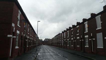 Houses in the Toxteth Street area earmarked for demolition