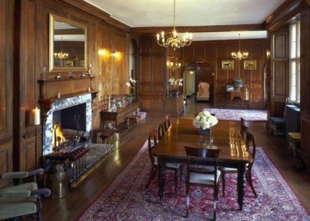 Photograph of some of Zeals' 18th C panelled interiors (Nicholas Kingsley)