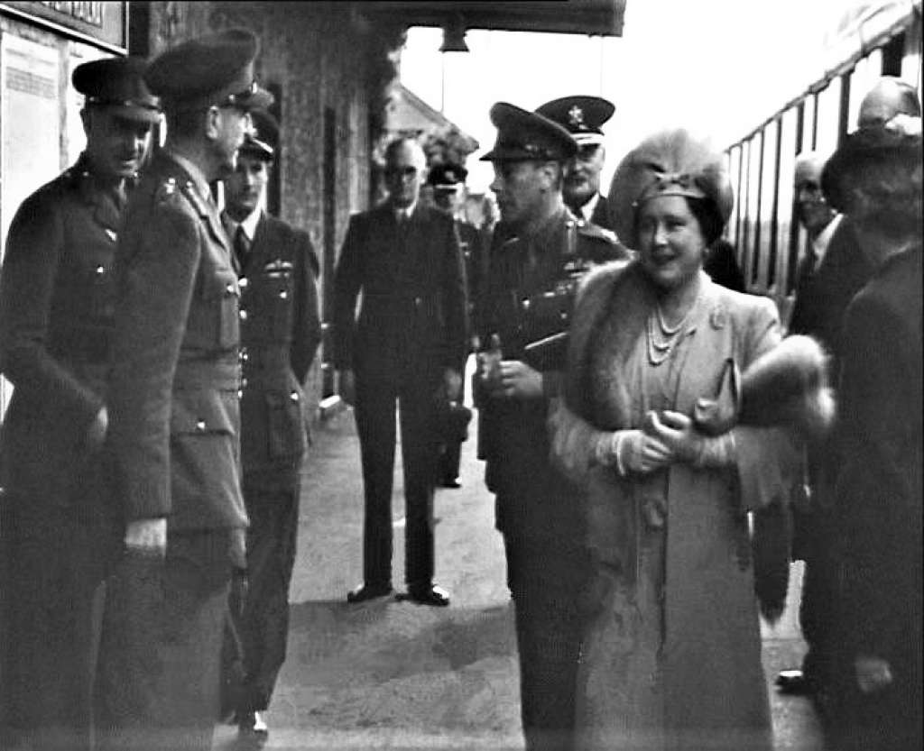 Royal visit to Brandon by King George VI on 12 September 1945 (Credit: D Norton)