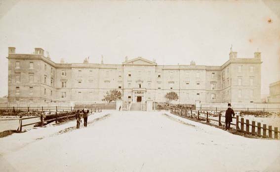 The hospital with its 1860-70 extensions (Royal Pavilion and Museums, Brighton & Hove)