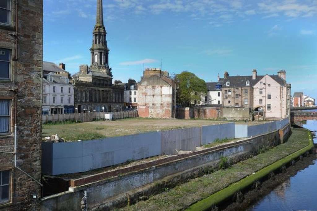 The bulldozed Ayr Riverside still stands vacant years on (Daily Record)