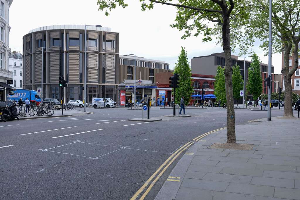 Proposed view from Old Brompton Road towards South Ken (Brompton Association)