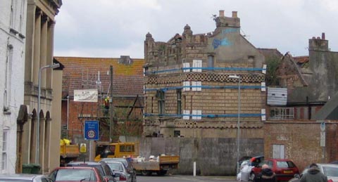 Castle House, Bridgwater, as seen from Queen Street