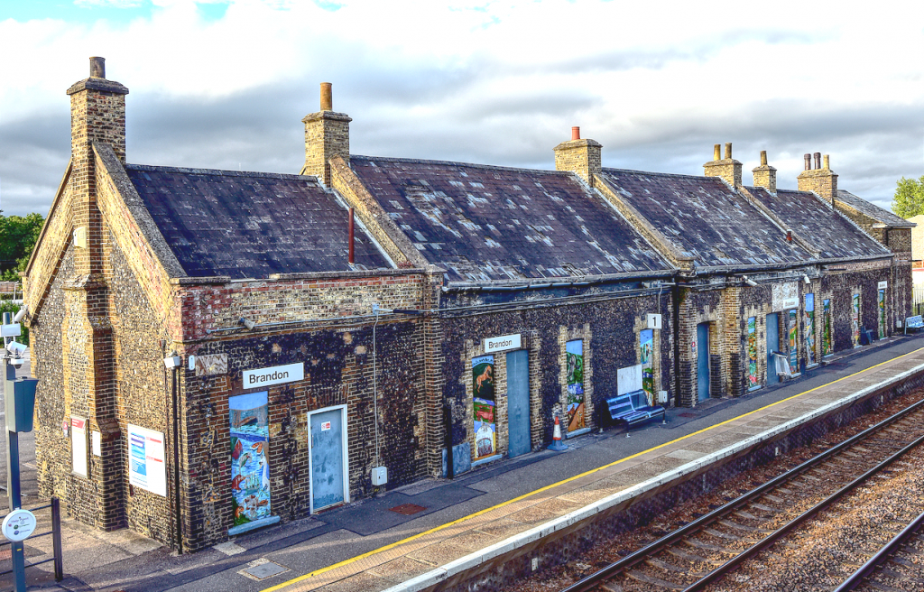 Brandon Station in June 2020 shortly after being grade II listed (Credit: Dale Wellard for SBH)