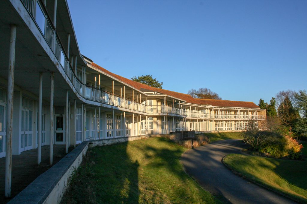 The sanatorium pictured in 2019 (Credit: Britain Decays) 