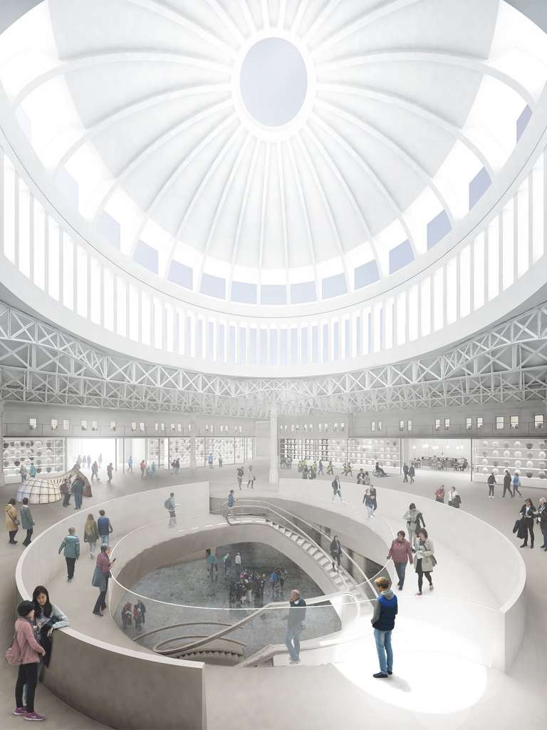 CGI impression of the General Market dome as the new Museum of London (Credit: MoL)