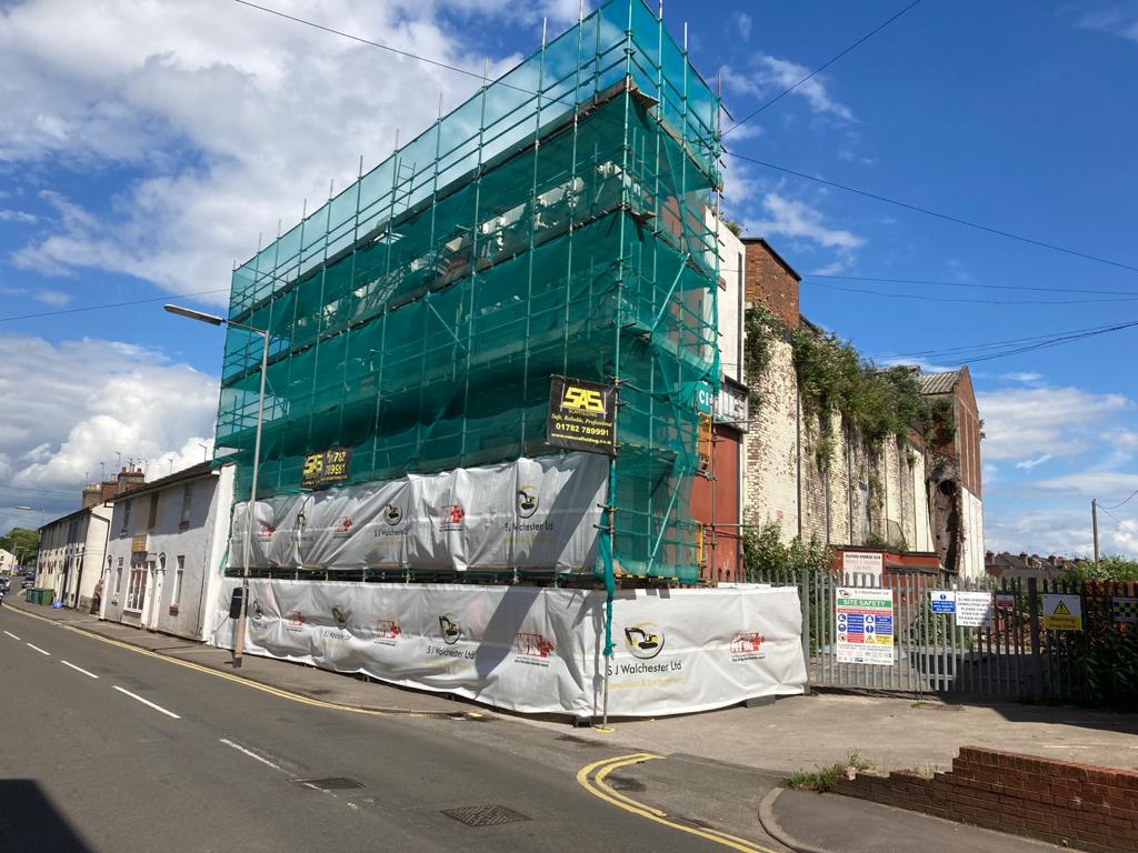 Demolition works were halted following SAVE's legal intervention in July 2021 (Jack Pearce)
