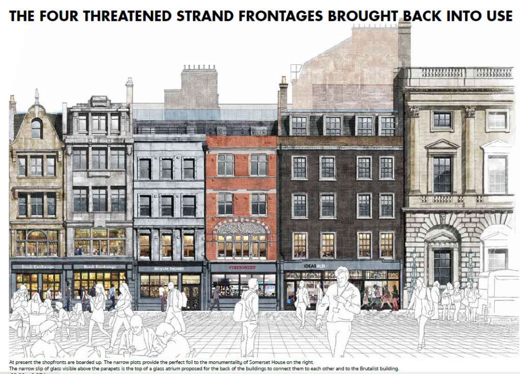 Restored facades and al fresco dining: SAVE and John Burrell's 2015 vision for the Strand buildings