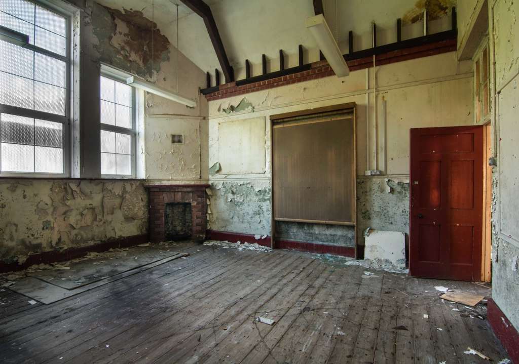 Many original classrooms and other internal details survive throughout the building (Credit: Lee McG
