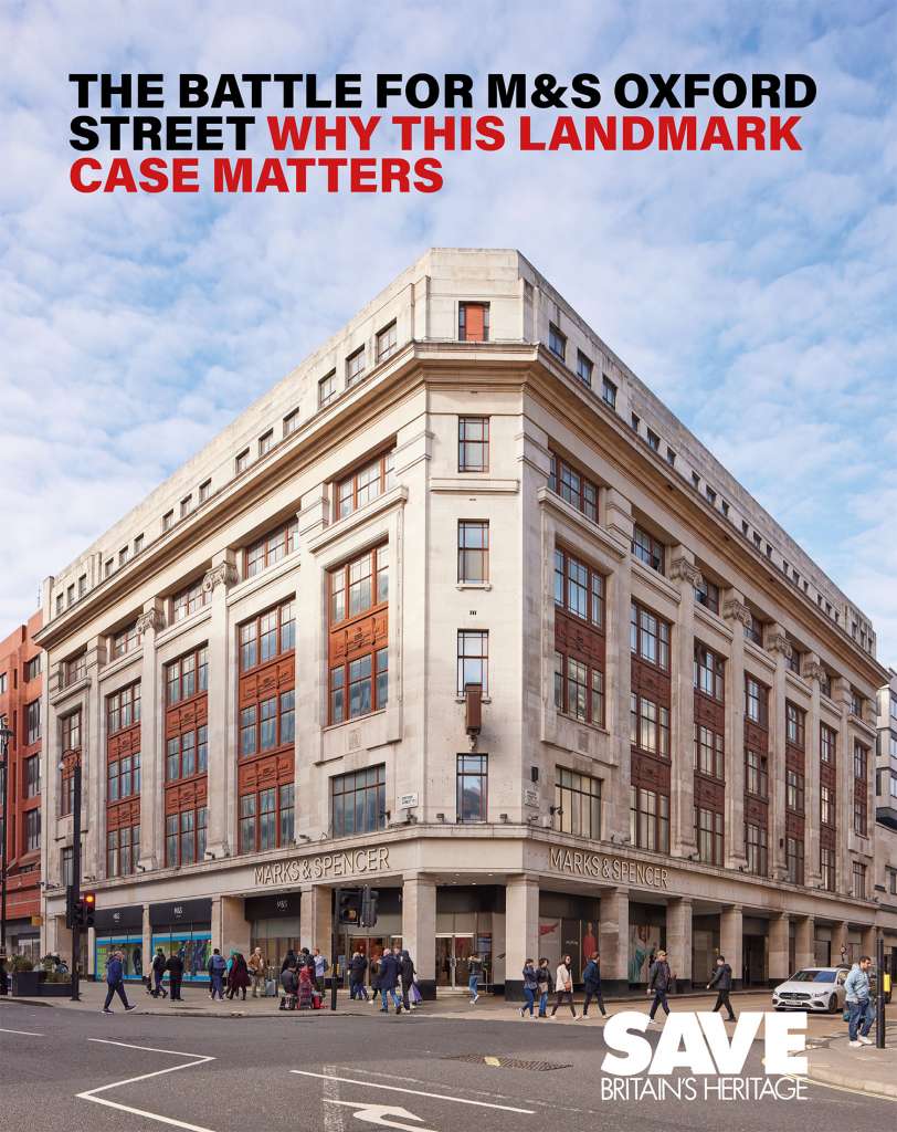 Report cover: The Battle for M&S Oxford Street