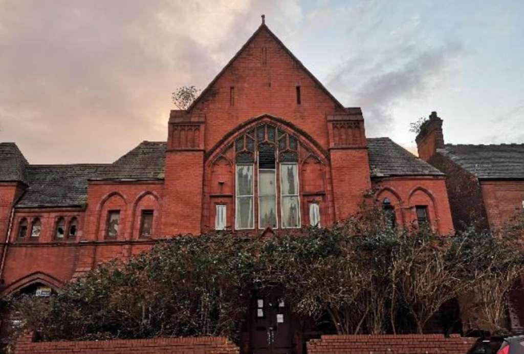 Moss Side Unitarian Church and School, Old Trafford, Greater Manchester