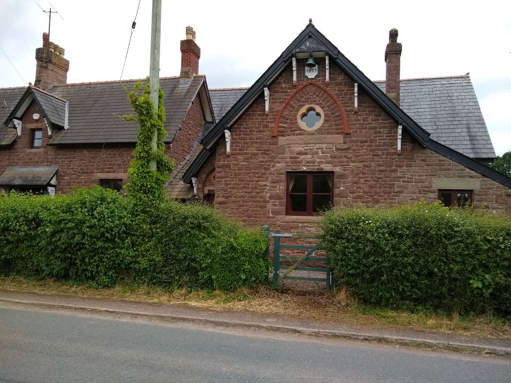 The 1877 school in the nearby village of Norton Skenfrith has been successfully converted into two h