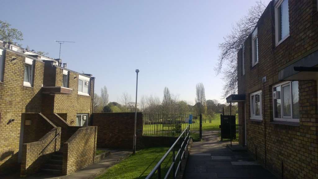 The estate was carefully designed to open out onto Brockwell Park at multiple points (SAVE)