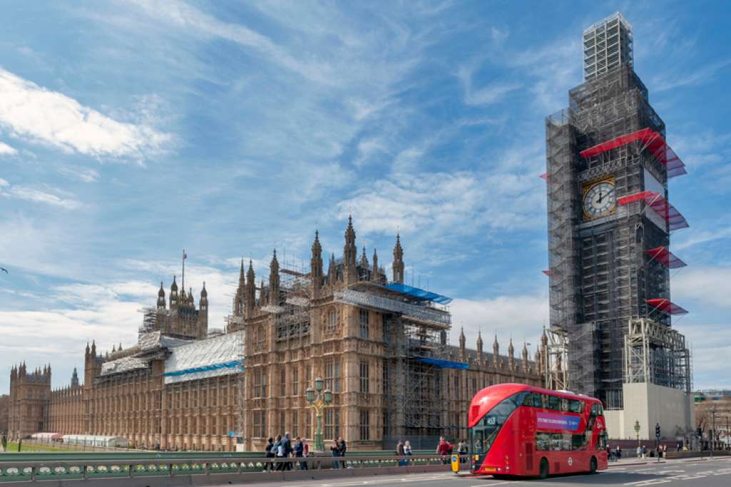 The Palace of Westminster is undergoing extensive restoration (Credit: Alamy)